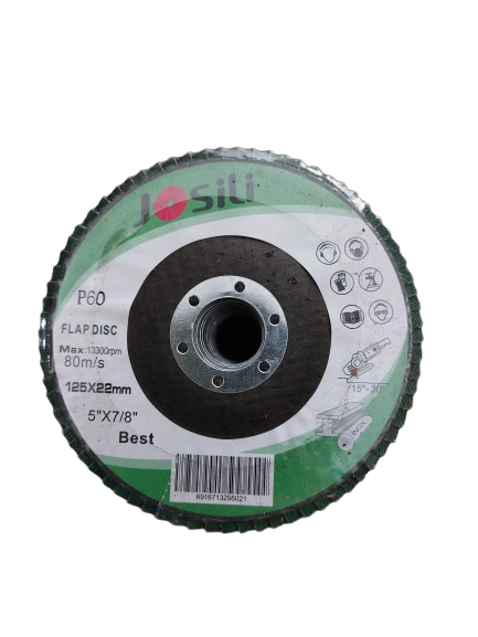 Set 10 discuri lamelare verzi, 125 mm Granulatie 60