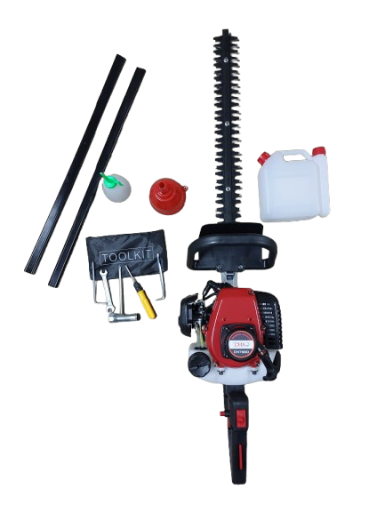 Fierastrau gard viu pe benzina cu accesorii incluse, 840 x 246 x 225 mm, 5.8 kg, 0.74 kw, max 3600 RPM, 1 HP