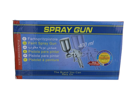 Pistol de vopsit din inox pentru compresor, 400 ml, Spray Gun