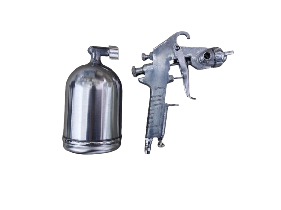 Pistol de vopsit din inox pentru compresor, 400 ml, Spray Gun