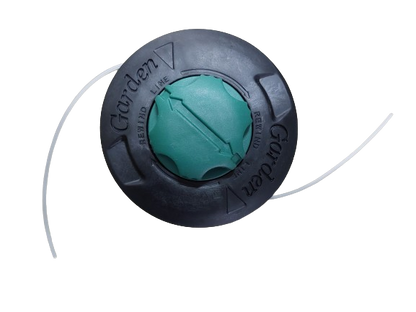 Cap tambur cu fir, mosor motocoasa negru cu buton verde