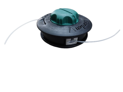 Cap tambur cu fir, mosor motocoasa negru cu buton verde
