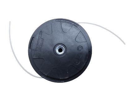 Cap tambur cu fir, mosor motocoasa negru cu buton verde