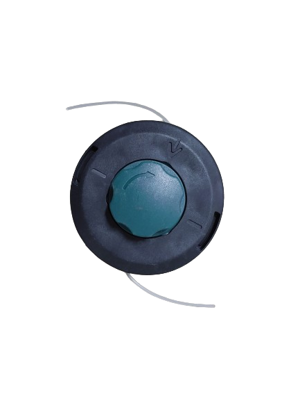 Cap tambur cu fir, mosor motocoasa cu buton verde