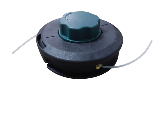 Cap tambur cu fir, mosor motocoasa cu buton verde