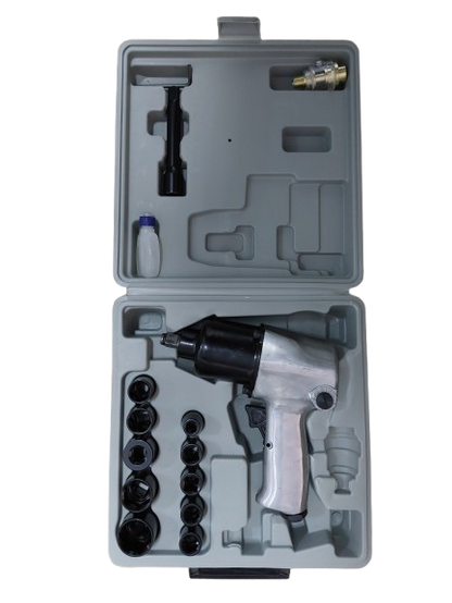 Pistol pneumatic cu aer comprimat 1/2", 6700 RPM, 10 piese
