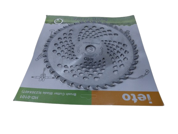Disc motocoasa ondulat, concav cu forma de farfurie, 230 mm x 25.4 mm x 40T