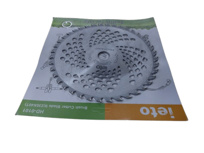 Disc motocoasa ondulat, concav cu forma de farfurie, 230 mm x 25.4 mm x 40T