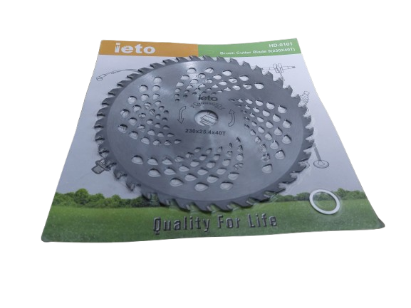 Disc motocoasa ondulat, concav cu forma de farfurie, 230 mm x 25.4 mm x 40T