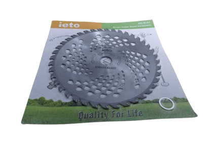 Disc motocoasa ondulat, concav cu forma de farfurie, 230 mm x 25.4 mm x 40T