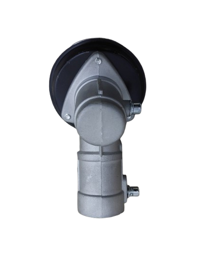 Angrenaj unghiular reductor, Cap prindere disc motocoasa, diametru 28mm, 9 caneluri