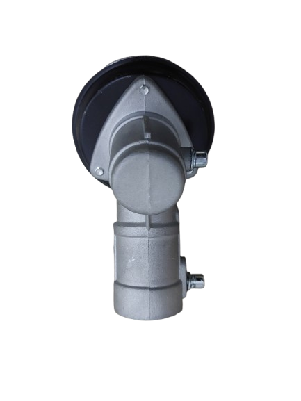 Angrenaj unghiular reductor, Cap prindere disc motocoasa, diametru 28mm, 9 caneluri