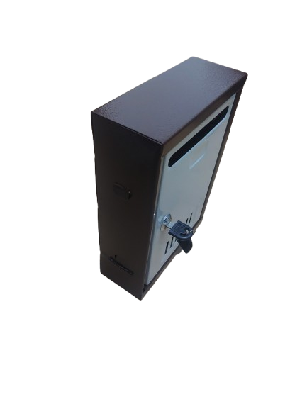 Cutie postala 109 x 75 x 260 mm, Casuta postala alb-maro