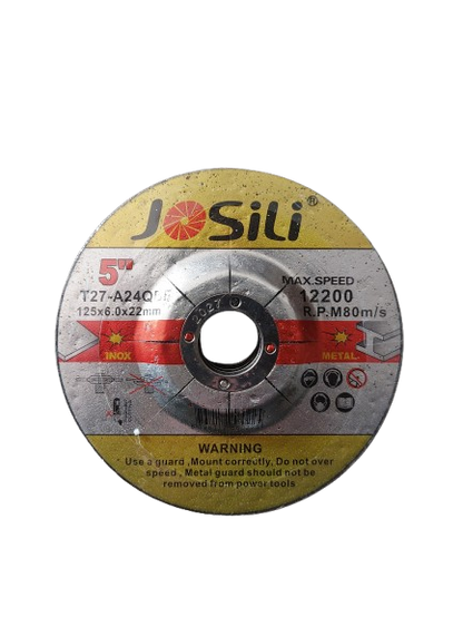 Set 5 discuri polizat, 125 x 6 x 22 mm