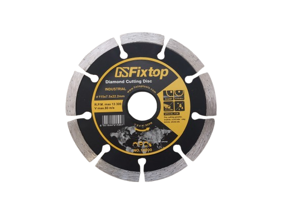 Disc diamantat taiat beton Fixtop, 115 x 7.5 x 22.2 mm
