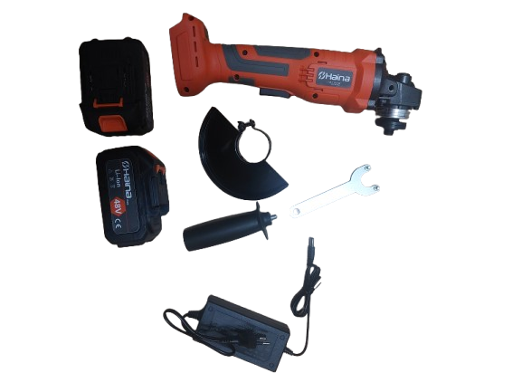 Polizor unghiular, Flex acumulator, 2 baterii si accesorii incluse, 10000 RPM, 125mm