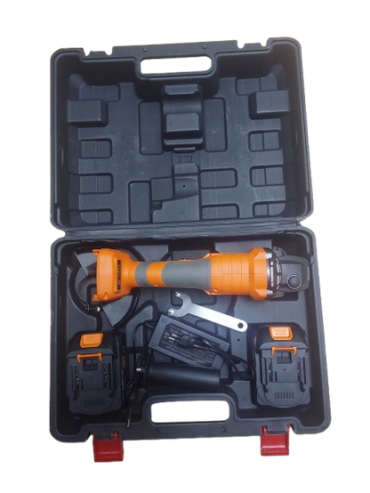 Polizor unghiular, Flex acumulator, 2 baterii si accesorii incluse, 10000 RPM, 125mm