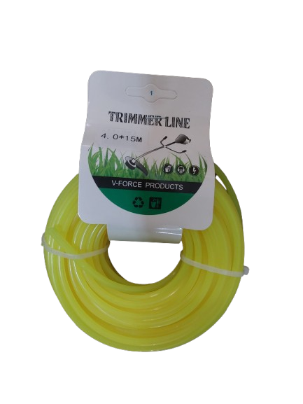 Fir rotund pentru trimmer / motocoasa, Grosime 4 mm, Lungime 15 m