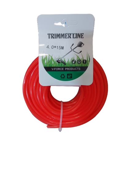 Fir rotund pentru trimmer / motocoasa, Grosime 4 mm, Lungime 15 m
