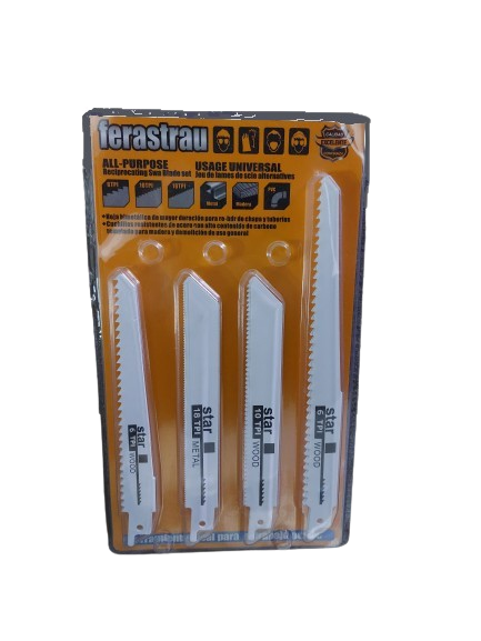 Set 10 panze fierastrau sabie, 6 TPI, 10 TPI, 18 TPI pentru lemn si metal