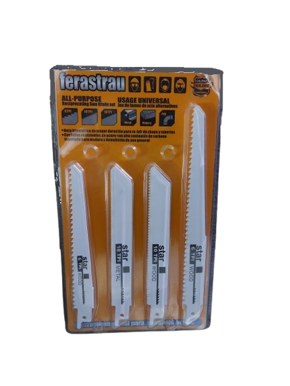 Set 10 panze fierastrau sabie, 6 TPI, 10 TPI, 18 TPI pentru lemn si metal