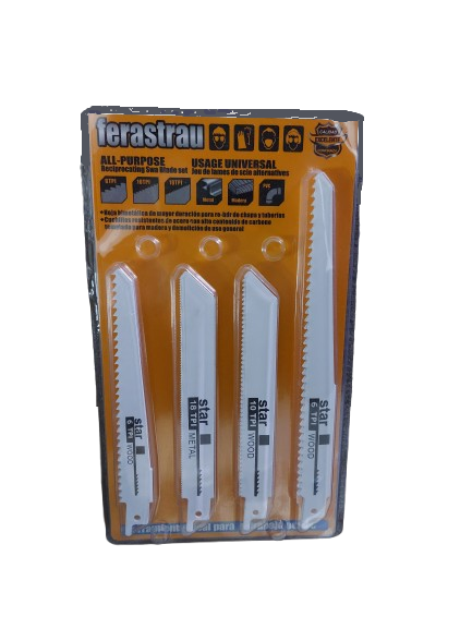 Set 10 panze fierastrau sabie, 6 TPI, 10 TPI, 18 TPI pentru lemn si metal