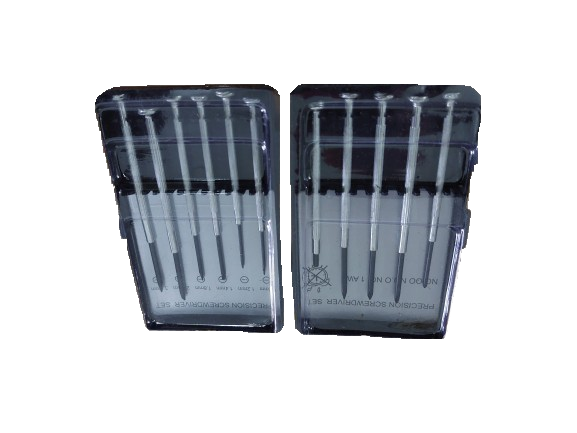 Set 11 surubelnite de precizie, 1mm, 1.2mm, 1.4mm, 1.8mm, 2.4mm, 3mm