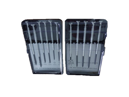 Set 11 surubelnite de precizie, 1mm, 1.2mm, 1.4mm, 1.8mm, 2.4mm, 3mm