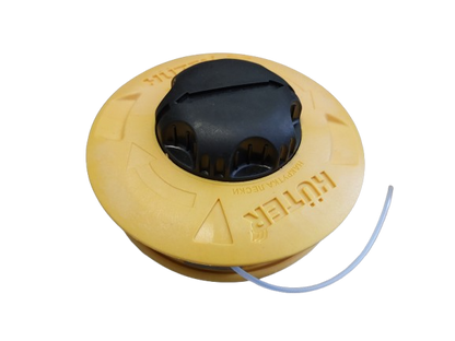 Cap tambur cu fir, mosor motocoasa galben cu buton negru