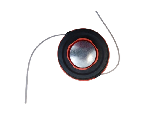 Cap tambur cu fir, mosor motocoasa negru-portocaliu cu buton aluminiu