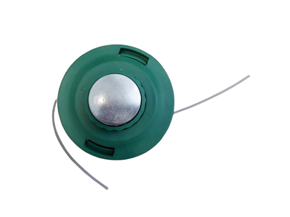 Cap tambur cu fir, mosor motocoasa verde cu buton aluminiu