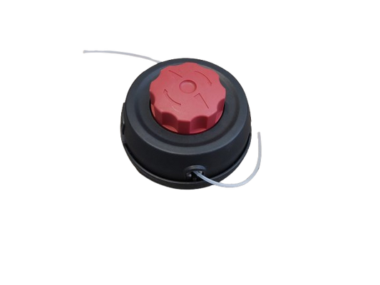 Cap tambur cu fir, mosor motocoasa negru cu buton rosu