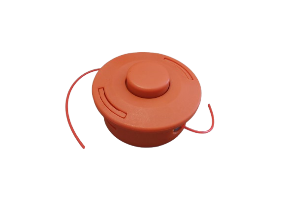 Cap tambur cu fir, mosor motocoasa portocaliu cu buton portocaliu