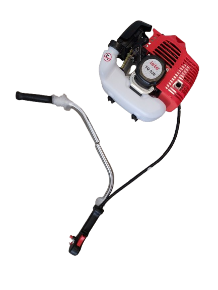 Motocoasa pe benzina cu accesorii incluse, 4.2 kW, 2 timpi, 5.6 HP, 52 CC. 9000 RPM