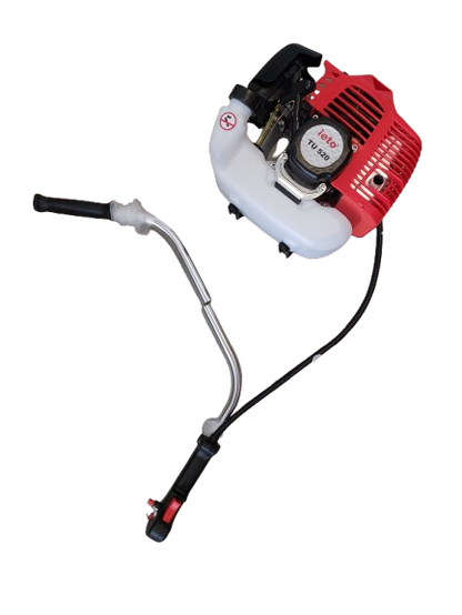 Motocoasa pe benzina cu accesorii incluse, 4.2 kW, 2 timpi, 5.6 HP, 52 CC. 9000 RPM