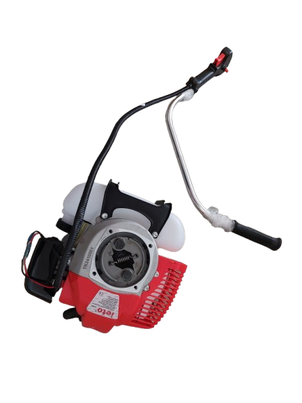 Motocoasa pe benzina cu accesorii incluse, 4.2 kW, 2 timpi, 5.6 HP, 52 CC. 9000 RPM
