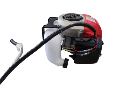 Motocoasa pe benzina cu accesorii incluse, 4.2 kW, 2 timpi, 5.6 HP, 52 CC. 9000 RPM