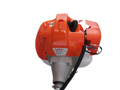 Motocoasa pe benzina cu accesorii incluse, 1.8 kW, 2 timpi, 2.4 HP, 52 CC