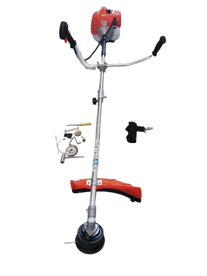 Motocoasa pe benzina cu accesorii incluse, 1.8 kW, 2 timpi, 2.4 HP, 52 CC