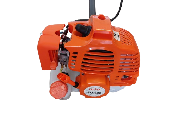 Motocoasa pe benzina cu accesorii incluse, 1.8 kW, 2 timpi, 2.4 HP, 52 CC