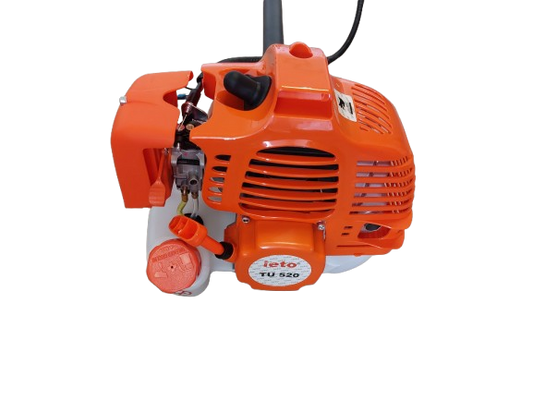 Motocoasa pe benzina cu accesorii incluse, 1.8 kW, 2 timpi, 2.4 HP, 52 CC