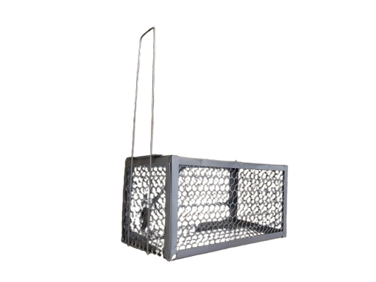 Capcana metalica pentru soareci, rozatoare, taratoare, sobolani, 275 x 150 x 150 mm