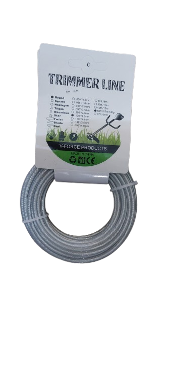 Fir metalic pentru trimmer / motocoasa, Grosime 3 mm, Lungime 15 m