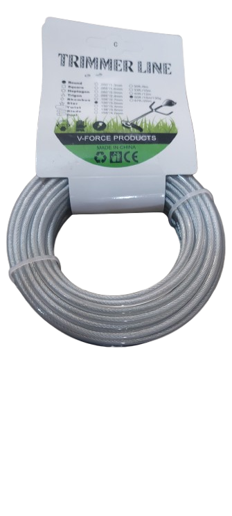 Fir metalic pentru trimmer / motocoasa, Grosime 3 mm, Lungime 15 m