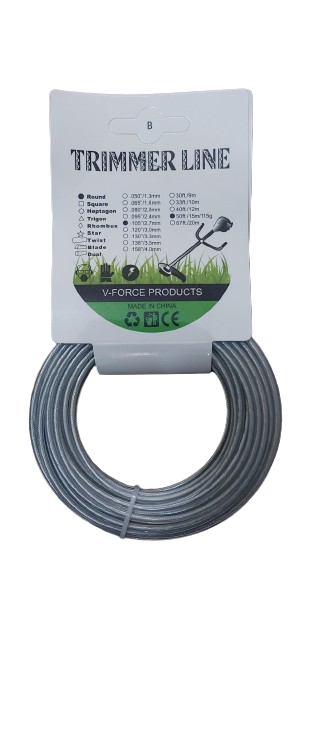 Fir metalic pentru trimmer / motocoasa, Grosime 2.7 mm, Lungime 15 m