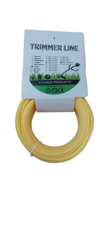 Fir stelat pentru trimmer / motocoasa, Grosime 2.4 mm, Lungime 15 m