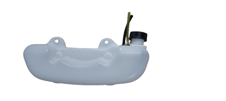 Rezervor motocoasa cu gat pe lateral