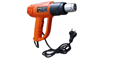 Pistol cu aer cald, 2000W, 50Hz, 8A, 300-500 L / min, 60-600°C