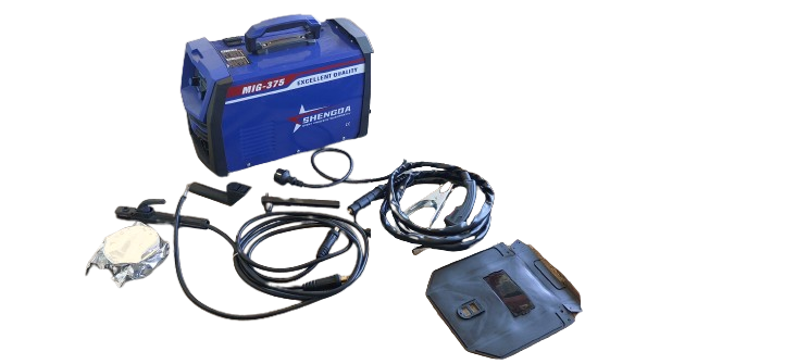 Aparat sudura cu afisaj digital, MIG-375, cu electrozi si sarma, accesorii incluse