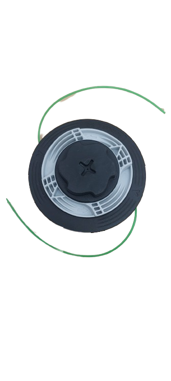 Cap tambur cu fir, mosor motocoasa Autocut C6-2, negru-gri cu buton negru